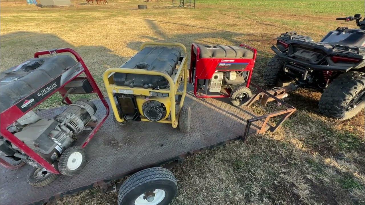 Fixing 3 generators and one caught 🔥 fire! YouTube