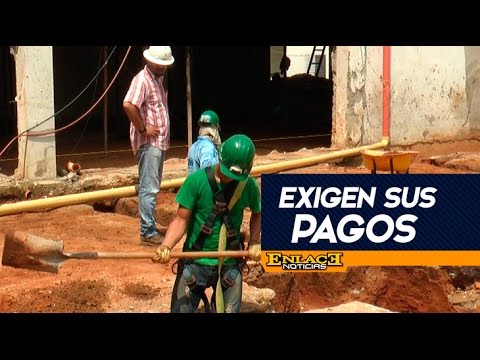 Trabajadores se quejan por falta de pago