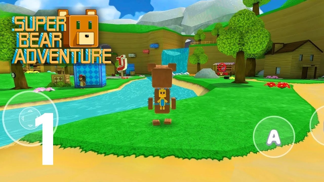 Super Bear Adventure Gameplay Walkthrough (Android, iOS) #1 