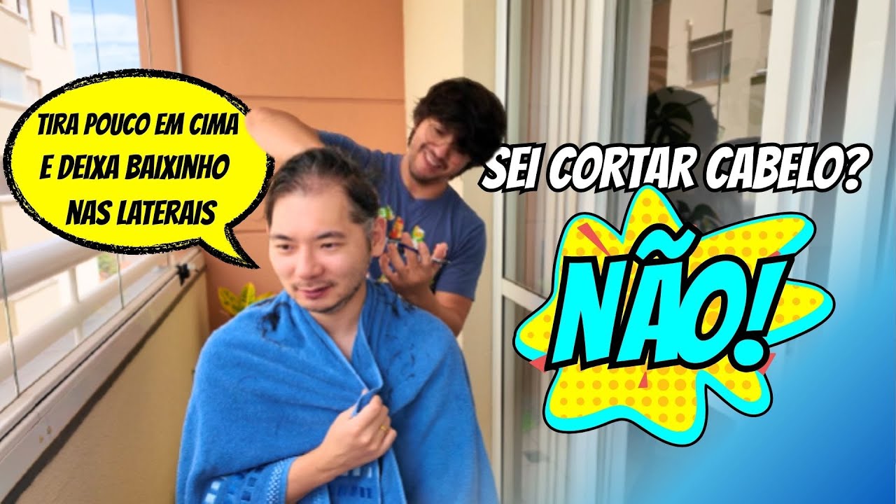 CORTANDO O CABELO DO MARIDO | COZINHA LIMPINHA