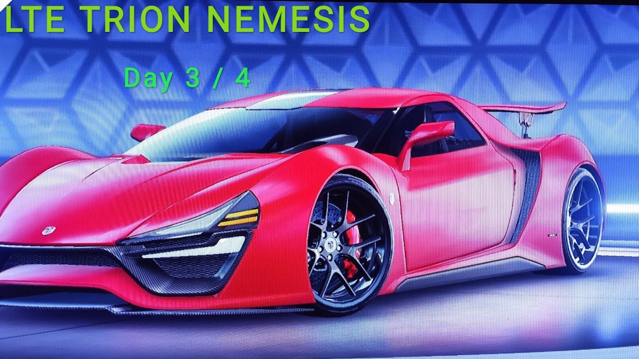 Asphalt 9 - LTE Trion Nemesis Day 3 / 4 - All 4 support ...