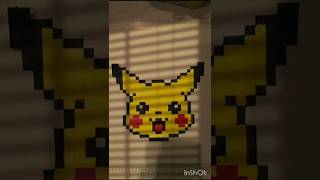 Pixel Pikachu 🔥❤️ #football #pixelart #trending #trendingshorts #art #new #Pikachu #pixel #pokemon