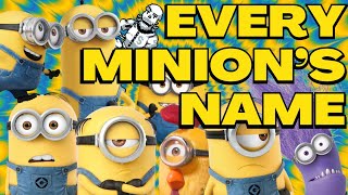 Every Minions Name