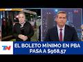 COLECTIVOS EN PBA: 11,16% MÁS CAROS