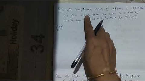 Standard 7: Exercise-8.2 : Ratio, proportion and unitary Method