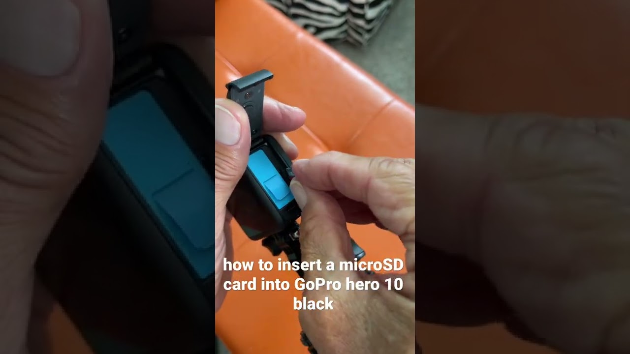 How to Insert Micro SD Card - GoPro Hero 10 