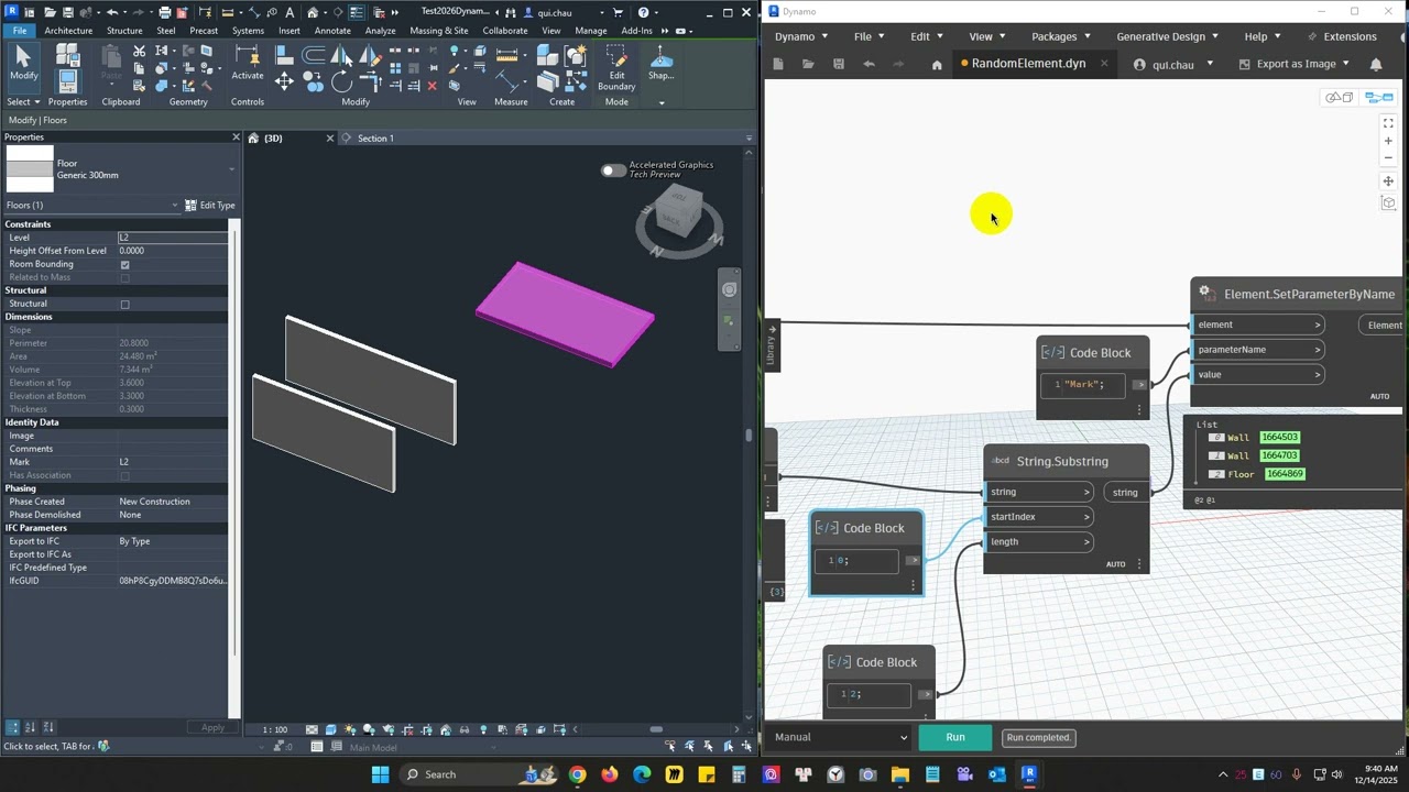 Dynamo Revit Tutorial EP4: Fill Data for an Element Parameter by Level Name