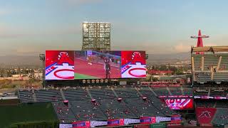2021 Angels Home Opener Celebrating 60 years of Angels Baseball plus C17 fly over