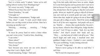 Superfudge Chapter 10, part 1