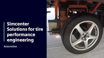 Automotive | Simcenter solutions for tire performance engineering #SimcenterVehicle