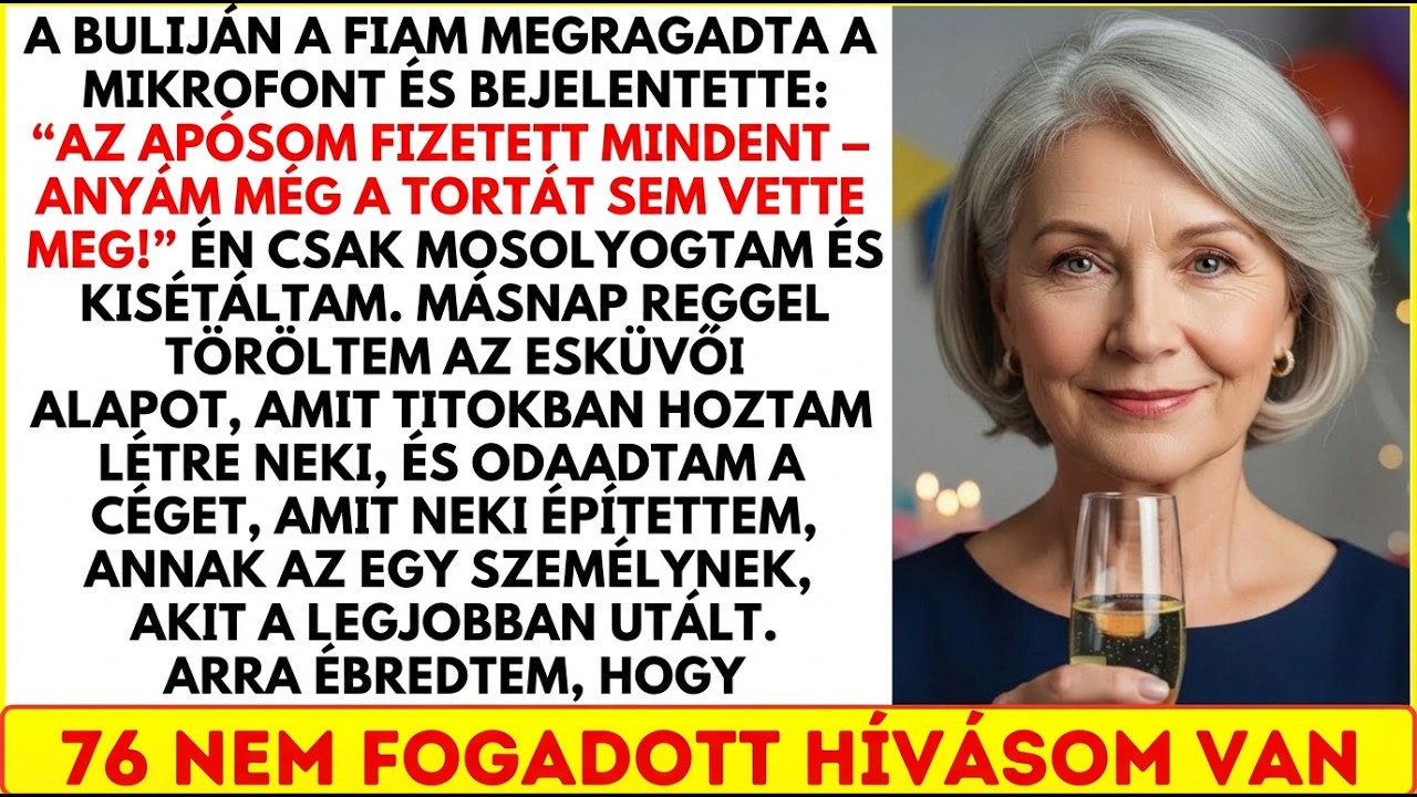 A Fiam Nyilvánosan Kigúnyolt: „Az Após Fizetett Mindent, Anya Még Tortát Sem Vett” — Ezért Én…