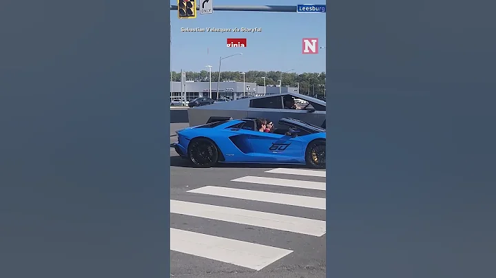 Watch Cybertruck Smoke A Lamborghini In A Street Race