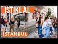 Istanbul Turkey Walking Tour | Walk In Istiklal Street Istanbul | 4K UHD 60FPS | Istanbul City 2021