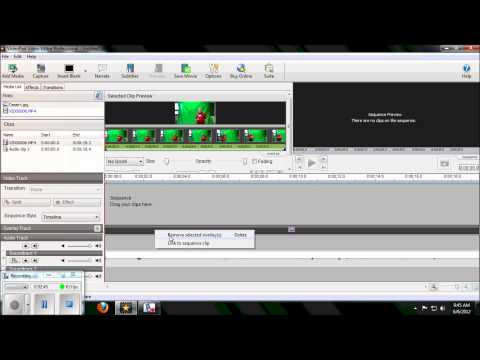 Green Screen in VideoPad