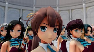 【MMD艦これ】夕雲型バニーでOne・Two・Three