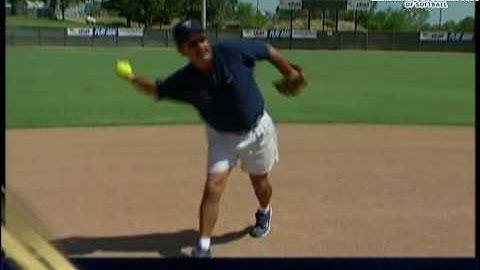 Softball Instruction Infield Fundamentals Part 8 - Fielding Slow Rollers