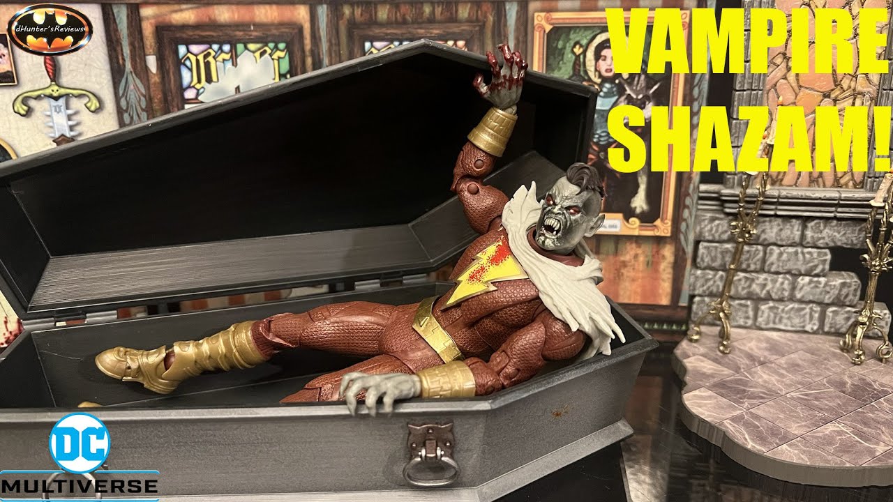 McFarlane DC Multiverse Vampire Shazam! DC vs Vampires Gold Label Action Figure Review & Comparison