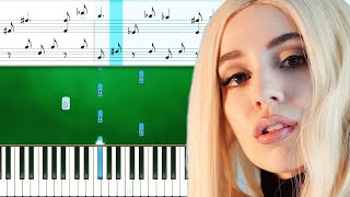 Ava Max - Call Me Tonight (Piano Tutorial With Sheets | Piano Instrumental | Piano Karaoke) Resimi