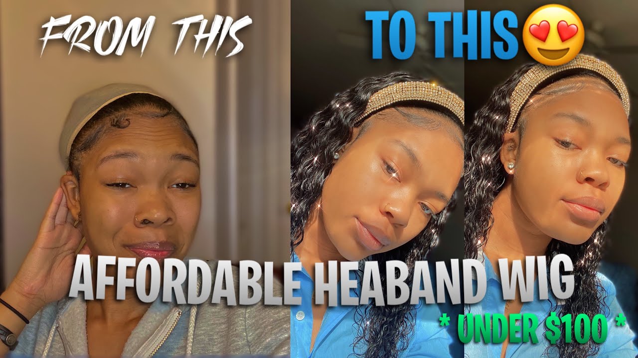 ARE THEY WORTH THE HYPE? | AFFORDABLE HEADBAND WIG FROM AMAZON * UNDER $100 *