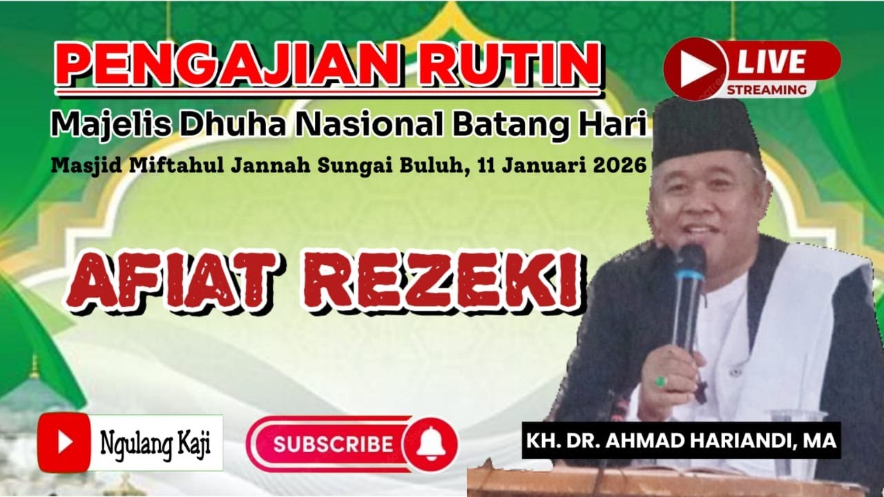 Sudah Rajin Ibadah Tapi Hidup Masih Sulit❓Afiat Rezeki Anda Bermasalah❗| Pengajian MDN Batang Hari