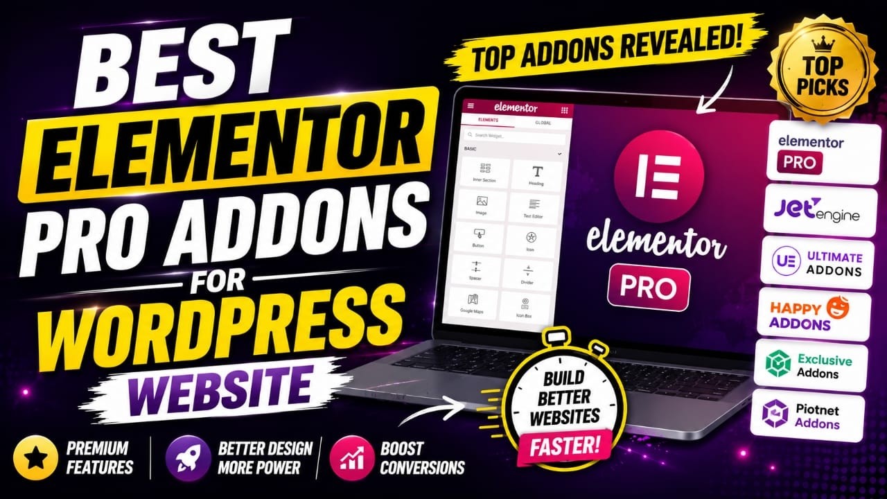 How to add elementor elements or widgets in a page - YouTube