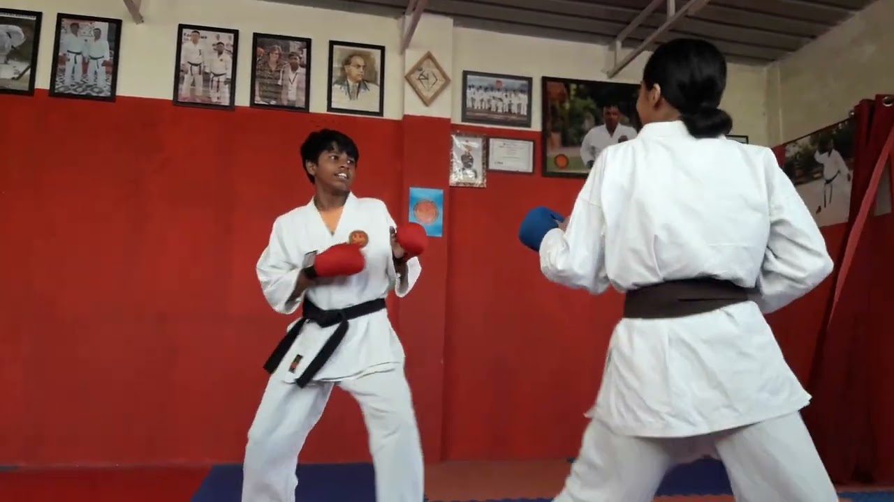 Karate Kumite Boy vs Girl