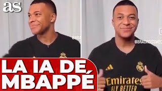 La IA viste a MBAPPÉ del REAL MADRID: Es tan REAL que ASUSTA