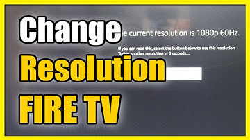 How to Change Resolution on Amazon Fire TV with Remote (Hidden Option)