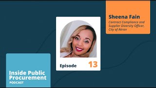 A Deep Dive into Supplier Diversity (Inside Public Procurement Episode 13)