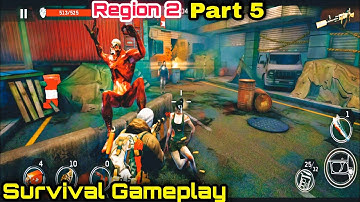 Left to survive state of dead gameplay android in 2022 | Survival game Part 5 | zombie shooting game