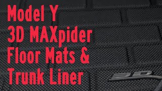 3dMAXpider Kagu Floor Mats & Trunk Liner Review -Tesla Model Y 3dMAXpider Kagu Floor Mats & Trunk Liner Review -Tesla Model Y