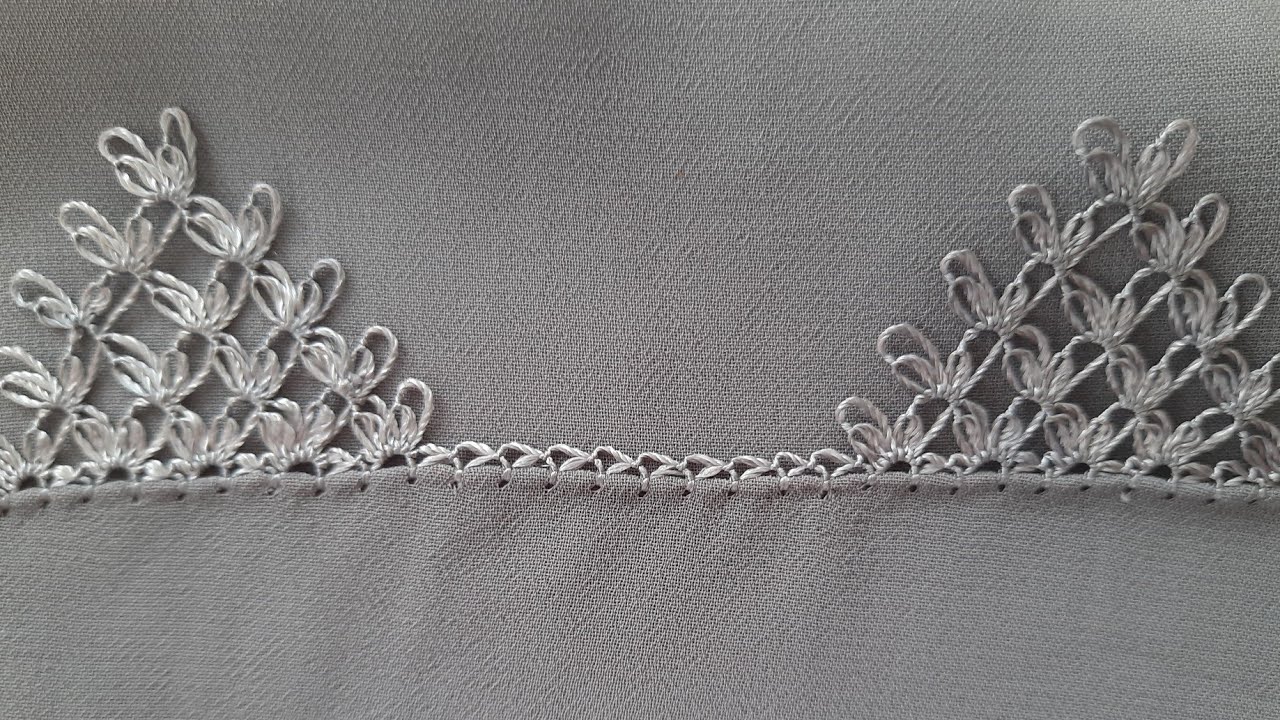 Gri Şifon Yazmaya İğne Oyası Namaz Başörtüsü Model Anlatımı İle Fiyat Bilgilendirme.