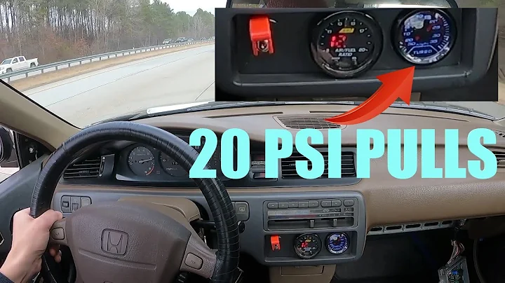 TURBO D16Z6 EG Civic - 20 PSI Pulls and Turbo Sounds