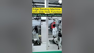 Automatic edge banding machine with side hole function
