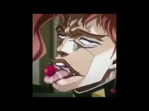 kakyoin-licking-a-cherry-but-it's-giorno's-theme