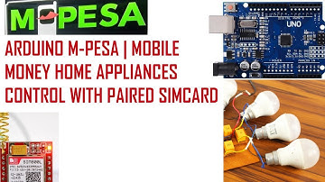 Arduino mobile money | mpesa lights control with paired simcard(IMSI)