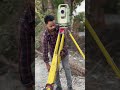 30 second me TOTAL STATION set-up karna sikho #ytshorts #totalstation