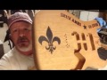 Boudreau Guitars - Finishing Dave's mahogany Strat with Tung oil, Day 1, coats 1&2 Boudreau Guitars - Finishing Dave's mahogany Strat with Tung oil, Day 1, coats 1&2