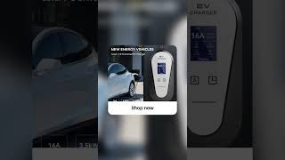 16A EV Charger 1Phase 3.5kW GBT Socket WIFI APP Control Box EVSE LCD Display Current Adjustable C...