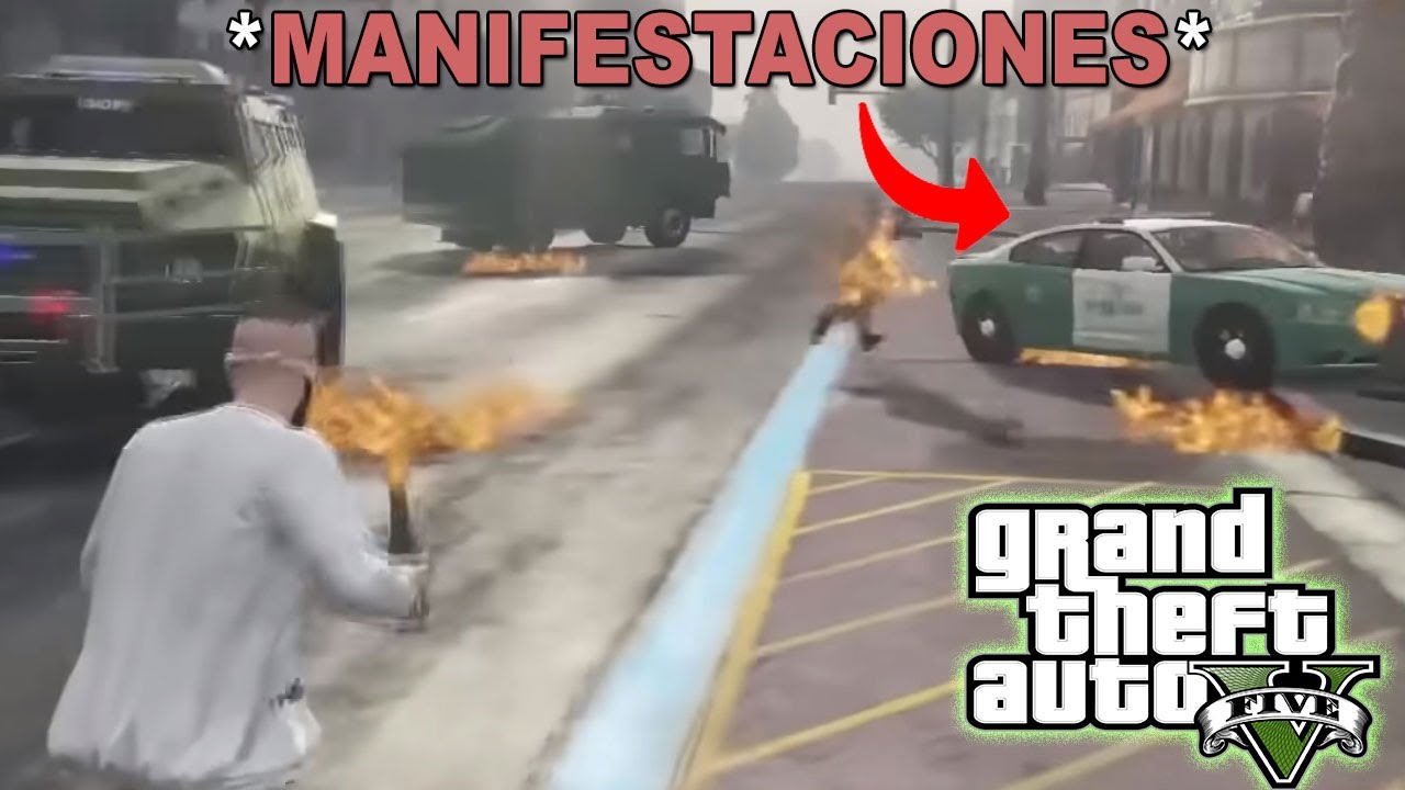 MANIFESTACIONES l *llega el guanaco* l GTA V ROLEPLAY 