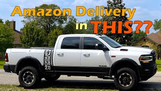 Delivering for Amazon FLEX in a Ram Power Wagon