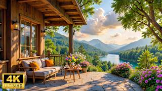 Spring Morning Porch Ambience -  Soft Piano Background Music for Good Mood, Unwind screenshot 1