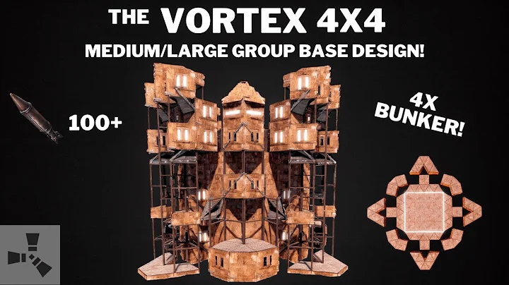 THE VORTEX• 4X4 BUNKER BASE•ANTI SIEGE•MEDIUM/SMALL GROUP•OPENCORE•STRONG & TANKY•RUSTBASE 2025