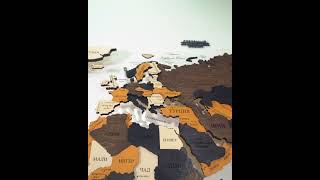 Многоуровневая карта из березового шпона "Королевские специи"