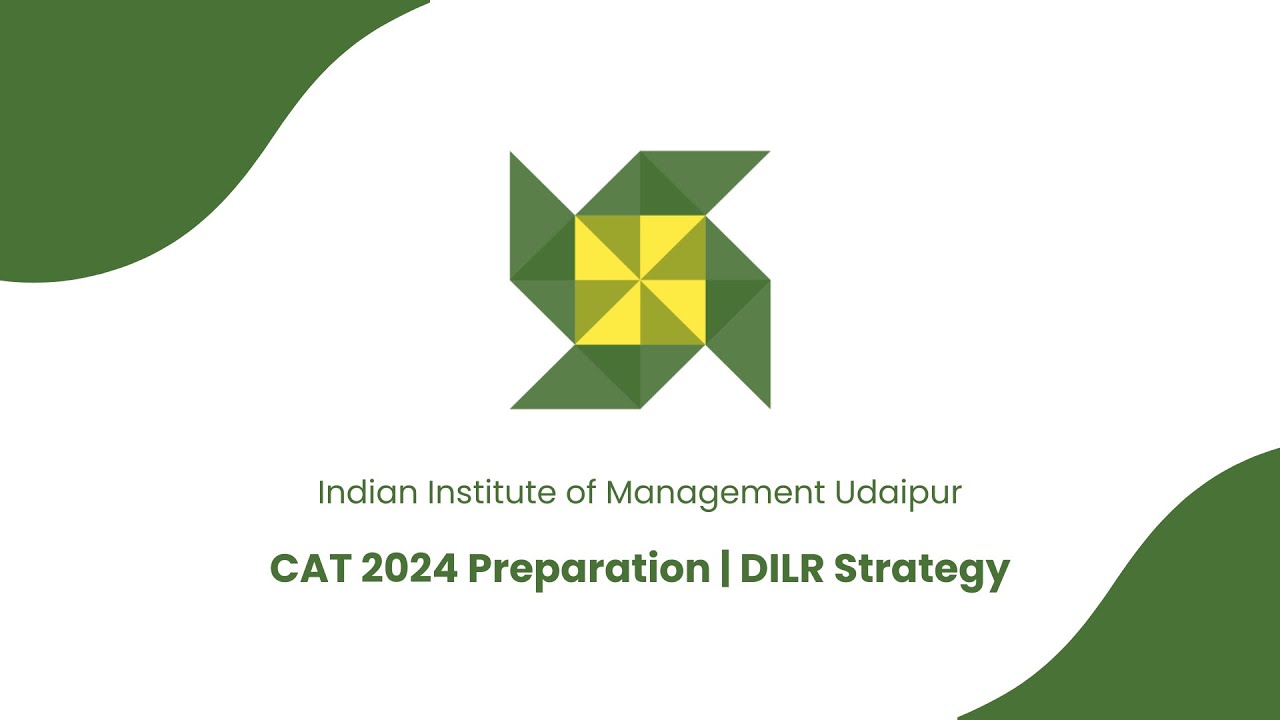 DILR Strategy | CAT 2024 | IIM Udaipur - YouTube