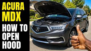 Sports Performance ACURA MDX - How to open hood