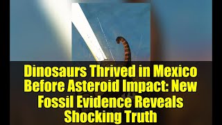 Dinosaurs Thrived in Mexico Before Asteroid Impact: New Fossil Evidence Reveals Shocking Truth
