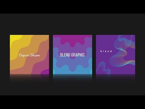 Illustrator Tutorial Workshop : สร้าง Abstract Background ด้วย Blend Tool