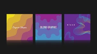 Illustrator Tutorial Workshop : สร้าง Abstract Background ด้วย Blend Tool