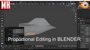Proportional Editing in Blender 4.2 A World of Difference